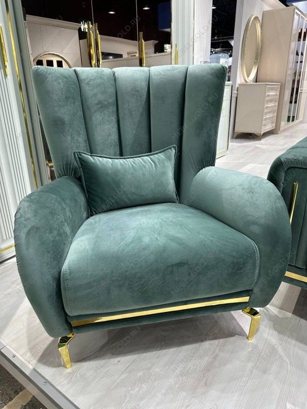 Кресло Замира оливковый | изображение 6