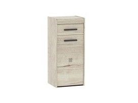 Тумба 450 ПМ-5 высокая, Мале (450*384*1020) Дуб галифакс белый, 50504