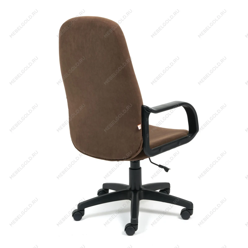 Кресло LEADER, флок, коричневый, 6 | изображение 4