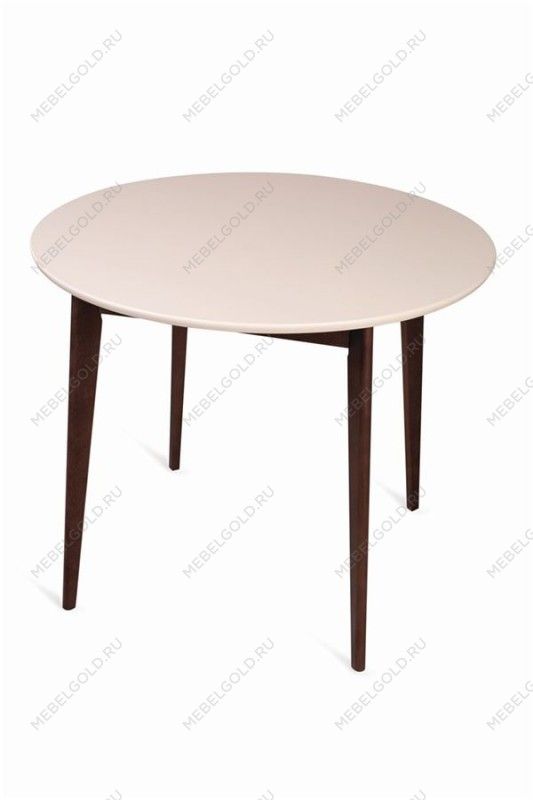 Стол Рэй-d900 (темный тон/слоновая кость 9001) Круглый | изображение 1