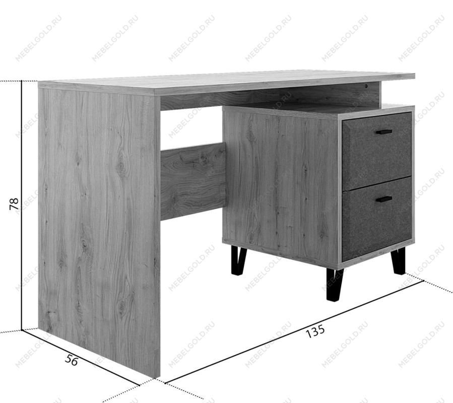 Стол письменный Грейс BIU2S | изображение 4