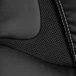 Кресло Cambridge metalBL, кож/зам/ткань, черный/черный, 36-6/11 | изображение 12