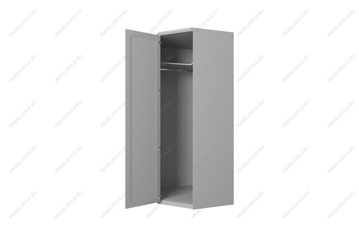 Шкаф угловой Валенсия 1DZ серый | изображение 1