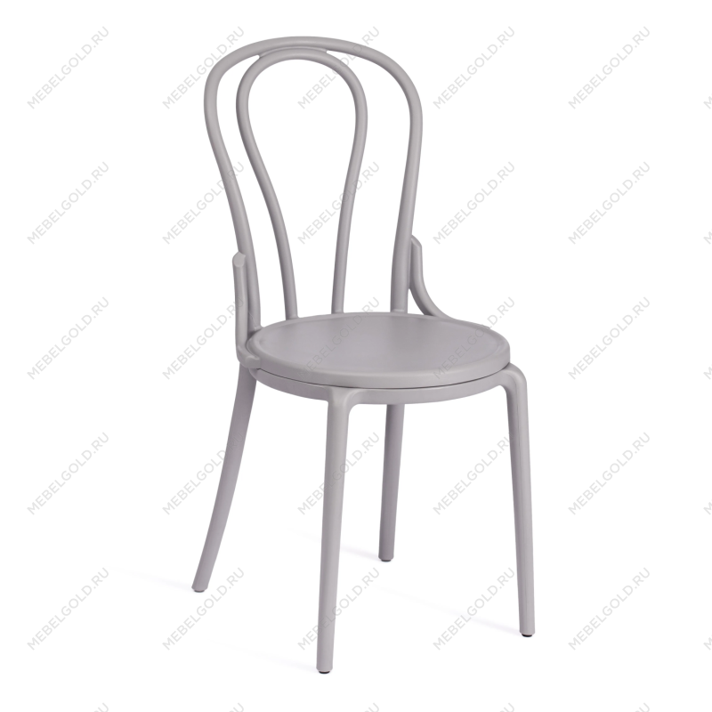 Стул THONET (mod. PL62)/1 шт. в упаковке, пластик, 42 x 52 x 89 см, Grey (Cерый) 09