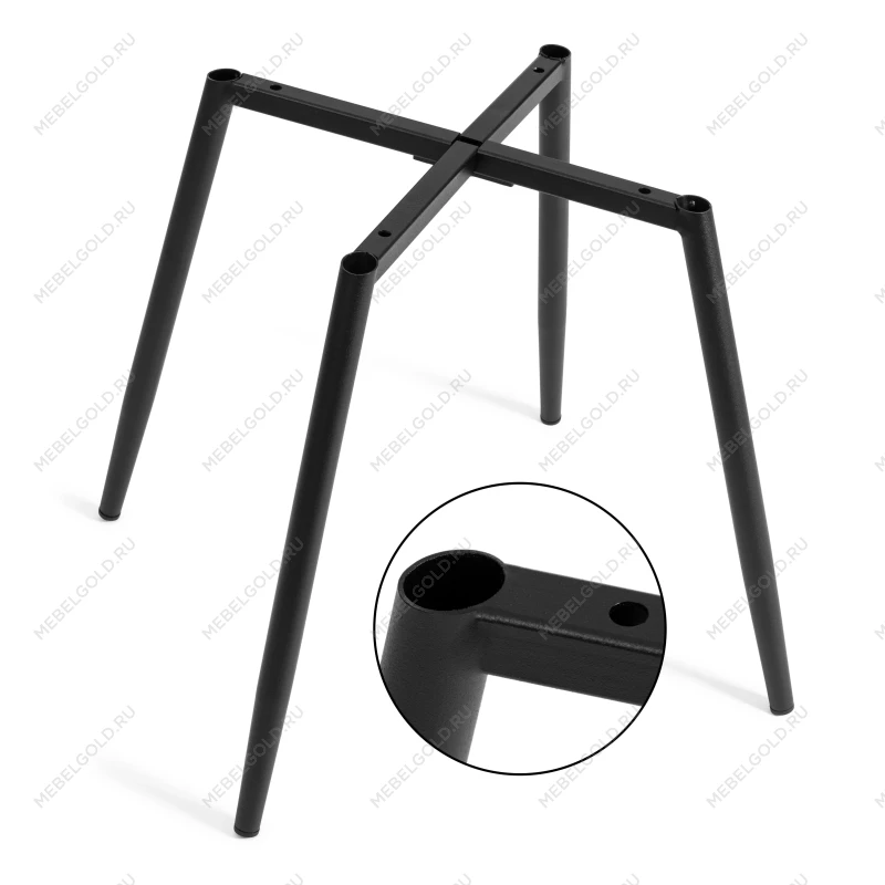 Стул обеденный La Rousse, NEW, ткань рогожка, коричневый/черный, 3М7-147, 45x55x93 см | изображение 9