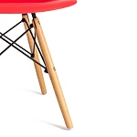 Стул CINDY (EAMES) (mod. 1801), дерево бук/металл/сиденье пластик, 45x51x82 см, Red (красный) | изображение 7