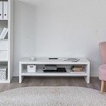 ЛАКК / ЭНКЕЛЬ ТВ-тумба ИКЕА / IKEA ТВ12, тамбурат, цвет белый | изображение 4