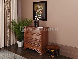 Комод Кентаки KOM4S каштан