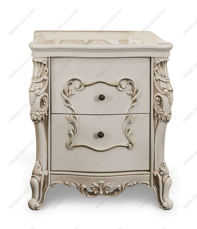 м. Римская - Прикроватная тумба Джоконда крем глянец | изображение 1