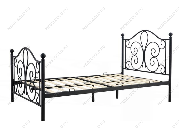 Кровать HALMAR PANAMA (черный) 90/200 | изображение 3