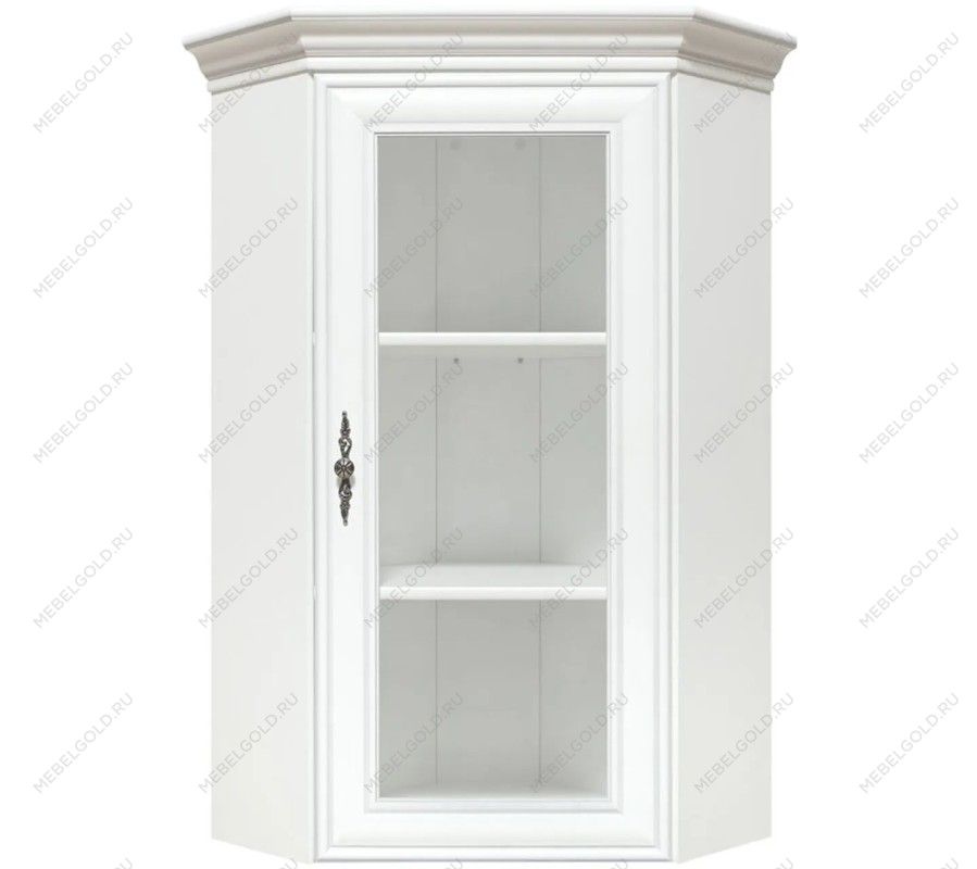 Шкаф верхний с витриной Кентаки NADN1W белый - Выставка Лобня | изображение 1