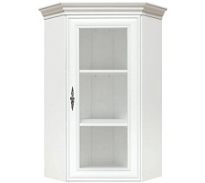 Шкаф верхний с витриной Кентаки NADN1W белый - Выставка Лобня