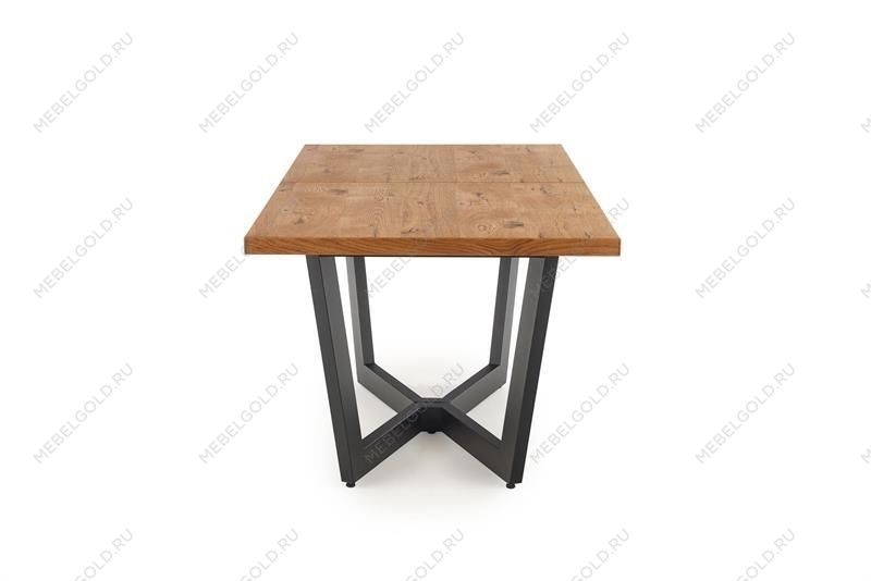 Стол обеденный Halmar MASSIVE раскладной (дуб светлый/черный) | изображение 3