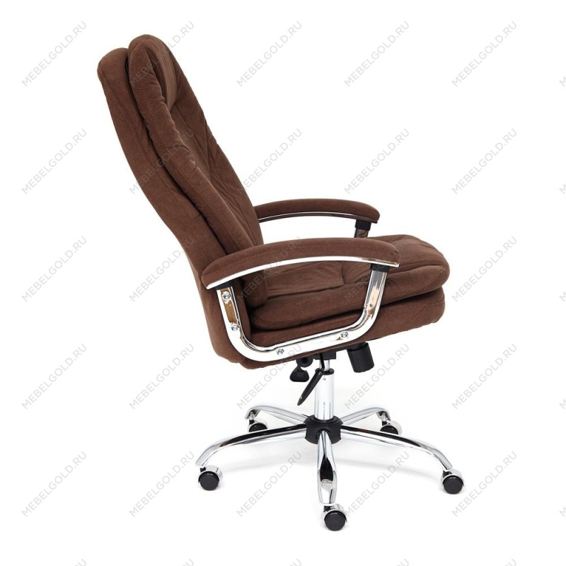 Кресло SOFTY LUX Коричневый, флок | изображение 9