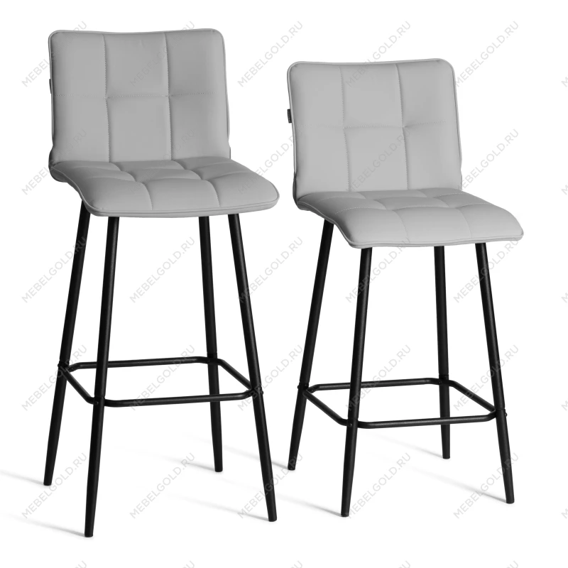 Барный стул Bari/Бари, экокожа, черный, 45х56х110 см | изображение 13