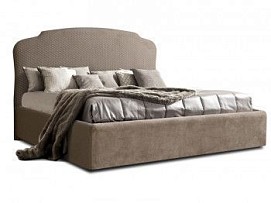Кровать Римини 1,4 м, с подъемным механизмом (пепел), РМКР140-1[3], гладкие царги