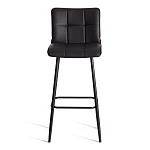 Барный стул Bari/Бари, экокожа, черный, 45х56х110 см | изображение 4