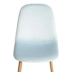 Стул BREEZE (mod. 4724), Велюр/металл, 44 х 53 х 87 см, Aquamarine (аквамарин) HLR16 / натуральный | изображение 6