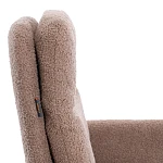 Кресло Dover хром, букле, коричневый, barni cocoa | изображение 8