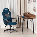 Кресло DRIVER (22), флок/ткань, синий/серый, 32/TW-12 | изображение 16