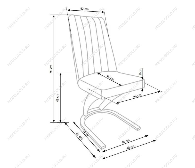 Стул кухонный Halmar K338 (коричневый) | изображение 8
