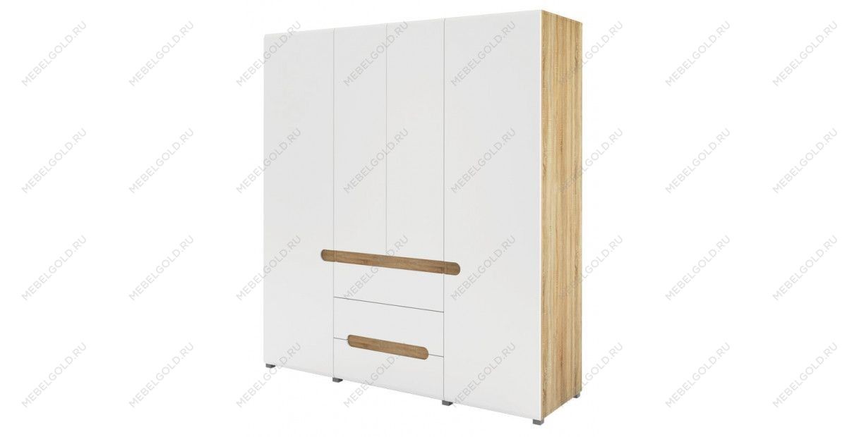 Четырехдверный шкаф для одежды Леонардо МН-026-09 | изображение 2