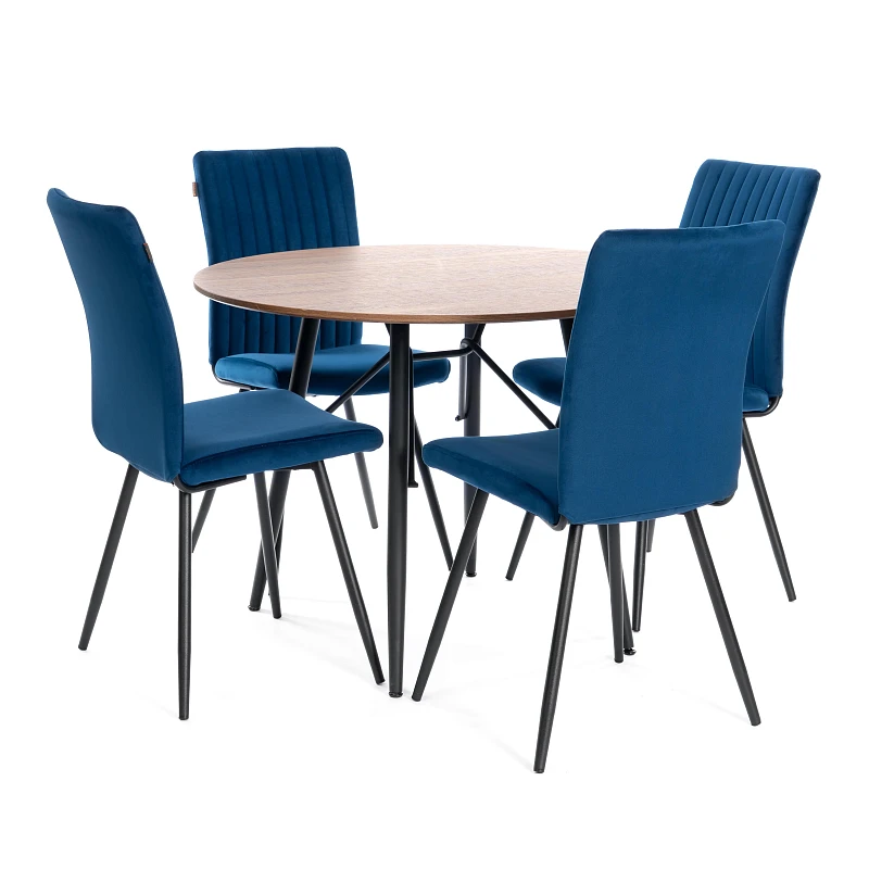 Стул обеденный Monte Carlo, TREND, велюр, Blue (синий), 49х51х93 см | изображение 14