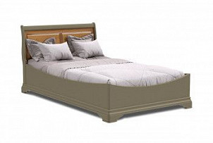 Кровать Оливия (низкое изножье), без основания, без матраса, (1200x2000), олива