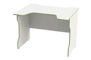 ВАРДИГ стол компьютерный ИКЕА / IKEA K2 100x82, белый/лайм