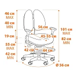 Компьютерное кресло MIRACLE, Blue (голубой) | изображение 17