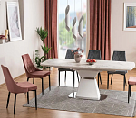 Стул кухонный SIGNAL TRIX B VELVET (черный/черный мат) | изображение 3