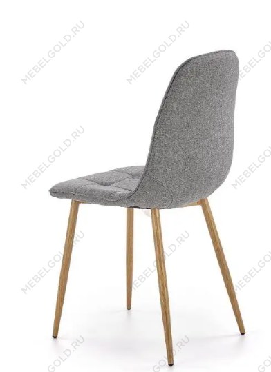 Стул кухонный Halmar K316 (серый/дуб медовый) | изображение 3