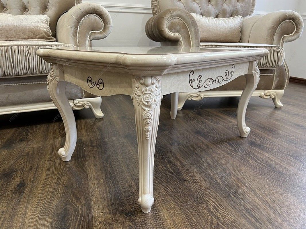 Столик прямоугольный Патрисия крем корень глянец | изображение 2