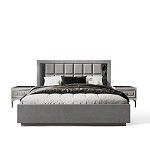 Кровать Замира 160x200 см серый камень | изображение 1