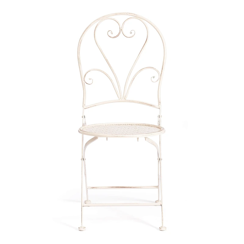 Стул Love Chair (PL08-11140), стальной сплав, античный белый, 40х47,5х94 см | изображение 3