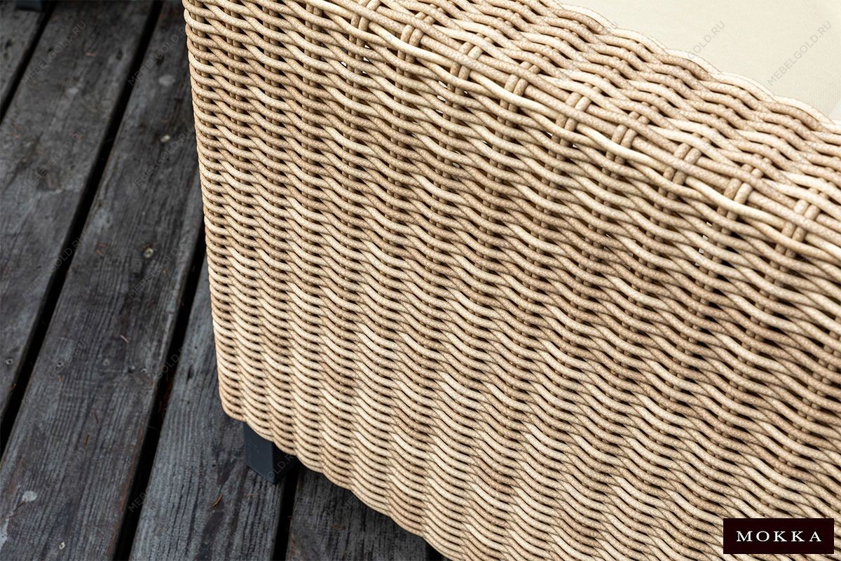 MOKKA BELLA диван 2-х местный, соломенный | изображение 3