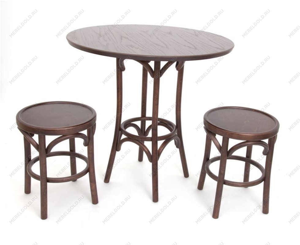 Стол обеденный Зальцбург-0080 (темный тон) | изображение 1