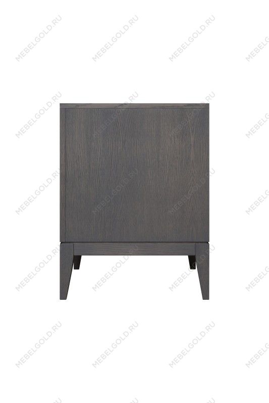 Тумба прикроватная Сидней 2 ящика, дуб графит | изображение 2