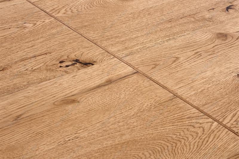 Стол обеденный Halmar MASSIVE раскладной (дуб светлый/черный) | изображение 10