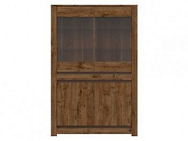 Шкаф с витриной Када REG2W2D