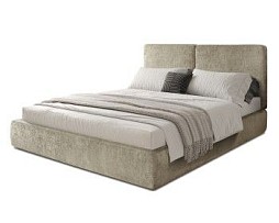 Кровать Natura 1.8 м, с подъемным механизмом Шенилл (Monblan) 509, НТКР180-1[3]