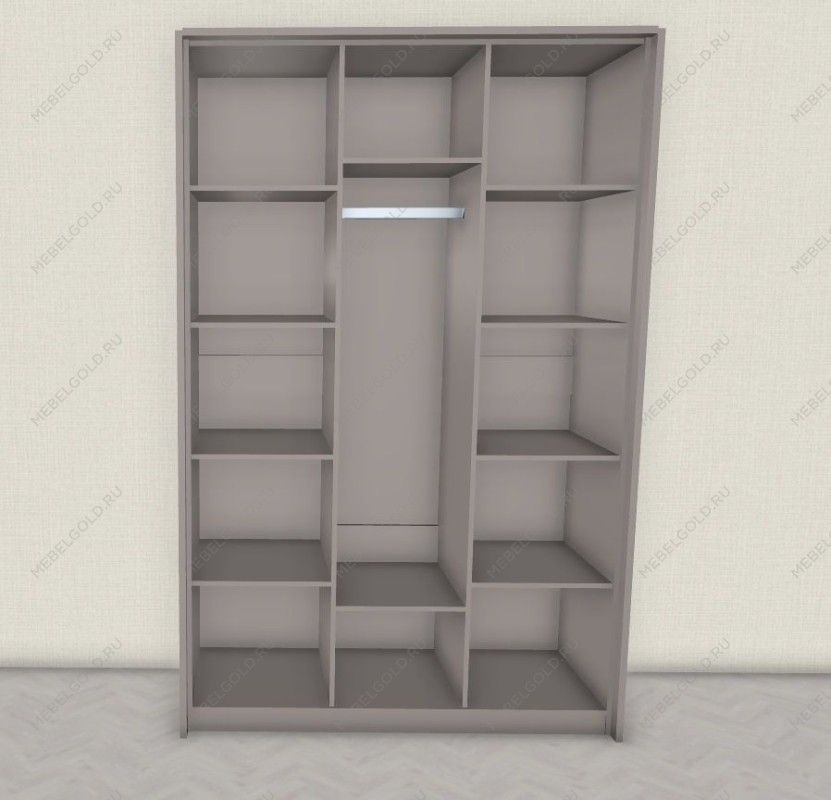 Шкаф Гравита 3-дверный белый глянец | изображение 4