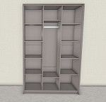 Шкаф Гравита 3-дверный белый глянец | изображение 4