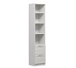 БРИМНЭС / СИРИУС Стеллаж ИКЕА / IKEA 2 ящика 39х190 белый | изображение 3