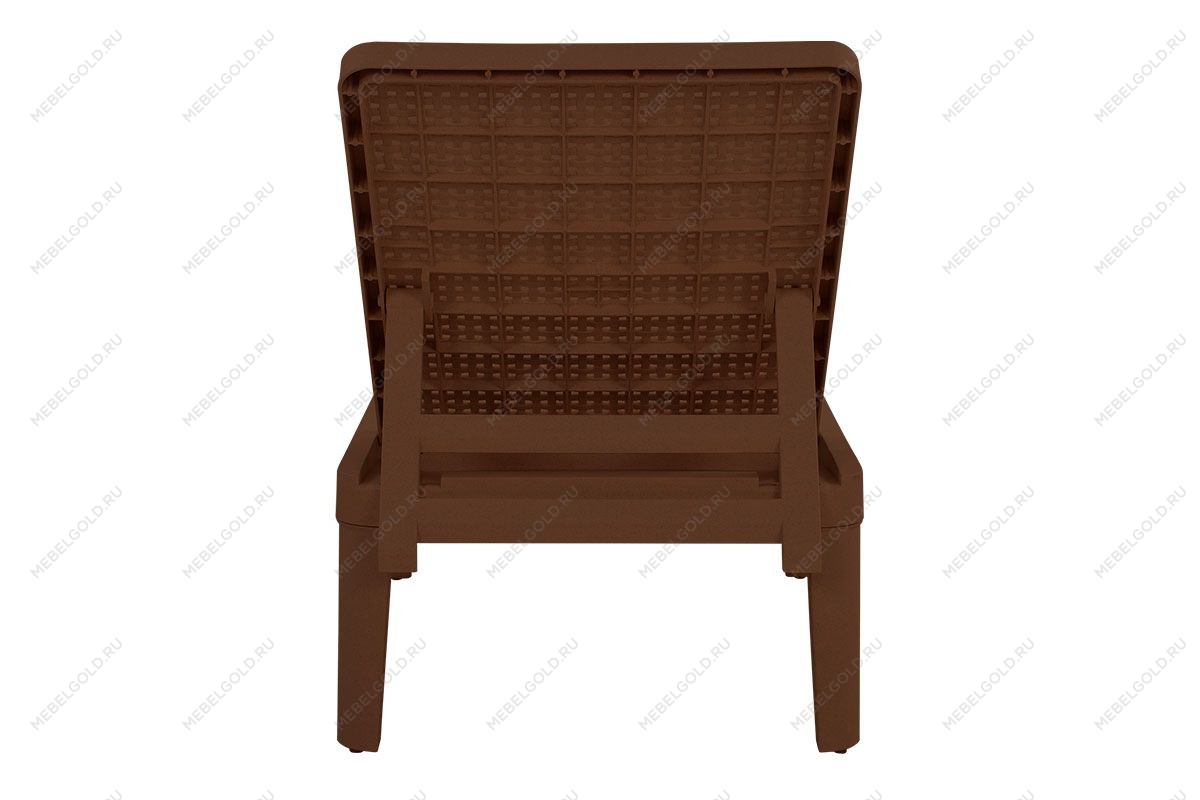 Шезлонг Tweet compact с матрасом, коричневый | изображение 4