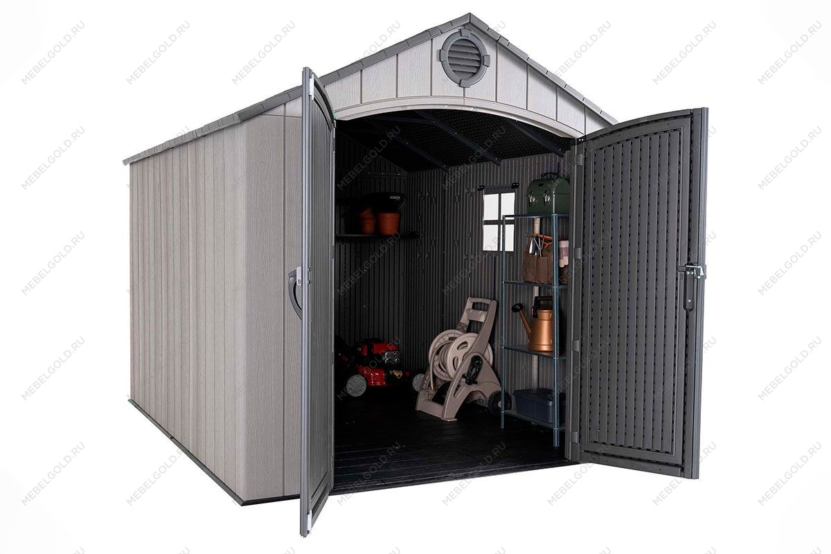 Сарай пластиковый WoodLook 8*10 NEW | изображение 8