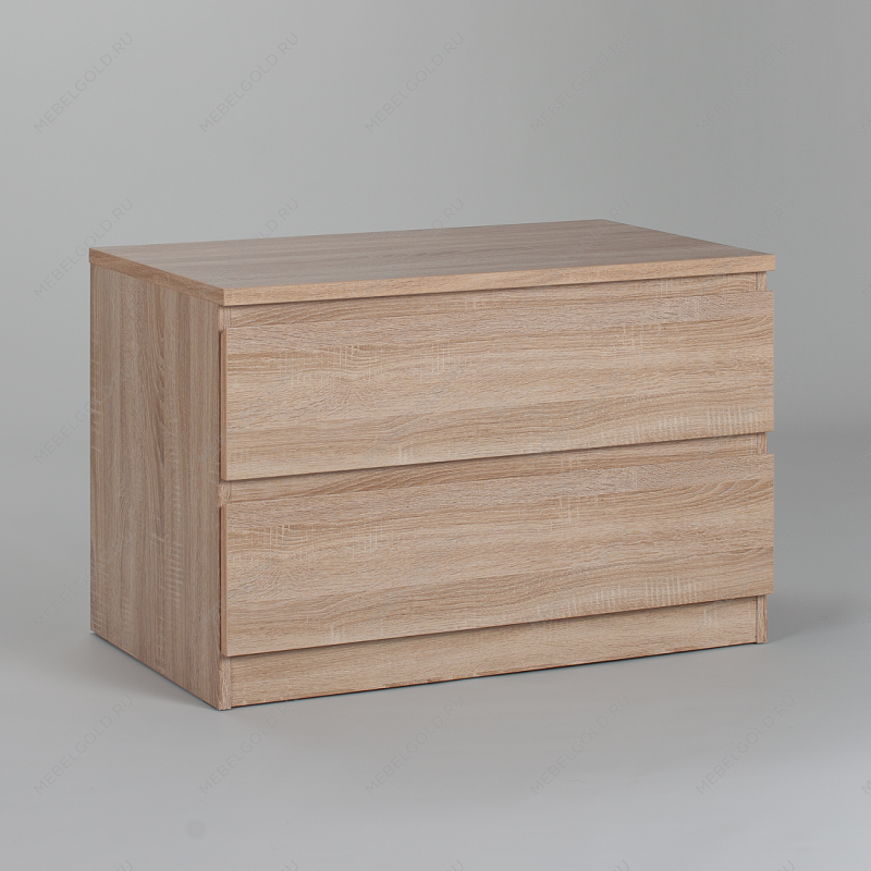 МАЛЬТА комод ИКЕА / IKEA 2 ящика 80х54 сонома | изображение 1