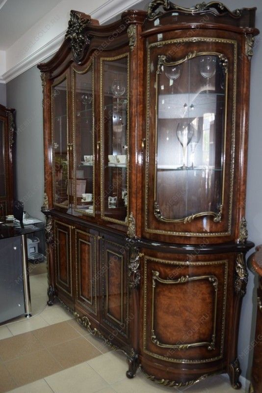 Сервант Джоконда 5-ств корень дуба глянец | изображение 3