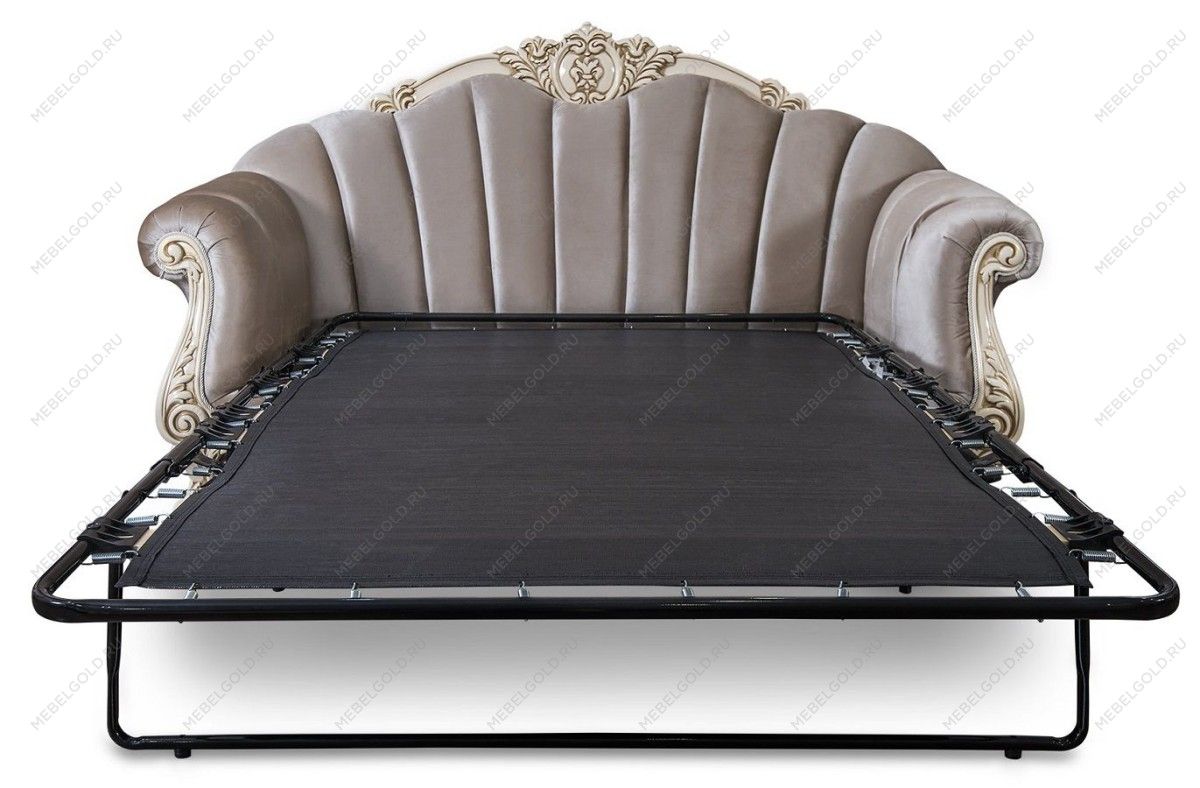 Диван Марселла 3х местный крем глянец | изображение 2