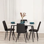 Стул обеденный Asti, TREND, экокожа, черная, 47х54х86 см | изображение 10